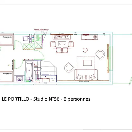 Le Portillo - Piscine - Pour 6 Personnes Mae-5273